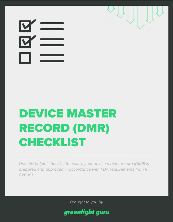 DMR Checklist - Free Download